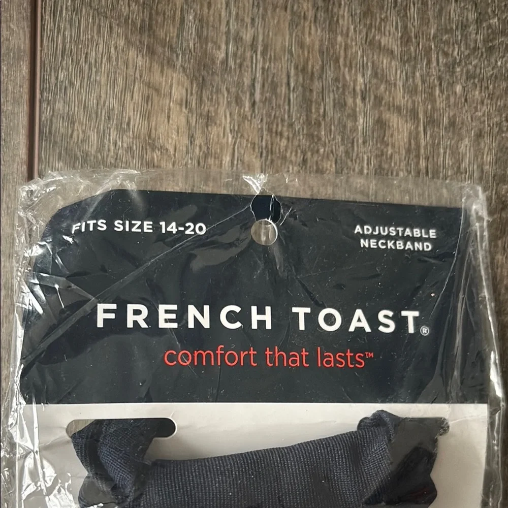 New French Toast Navy Neck Necktie